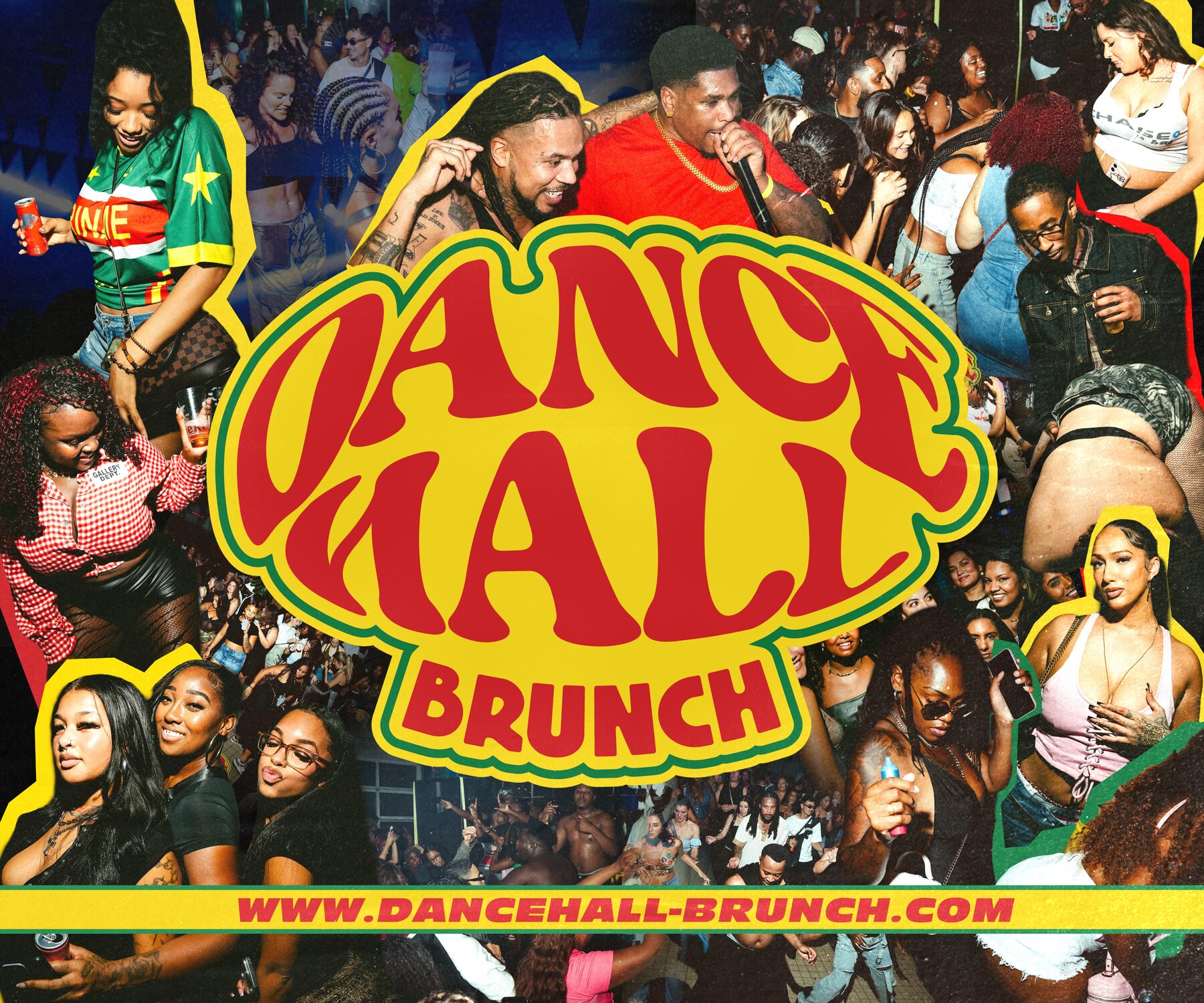 Dancehall Brunch — collage van eerdere edities